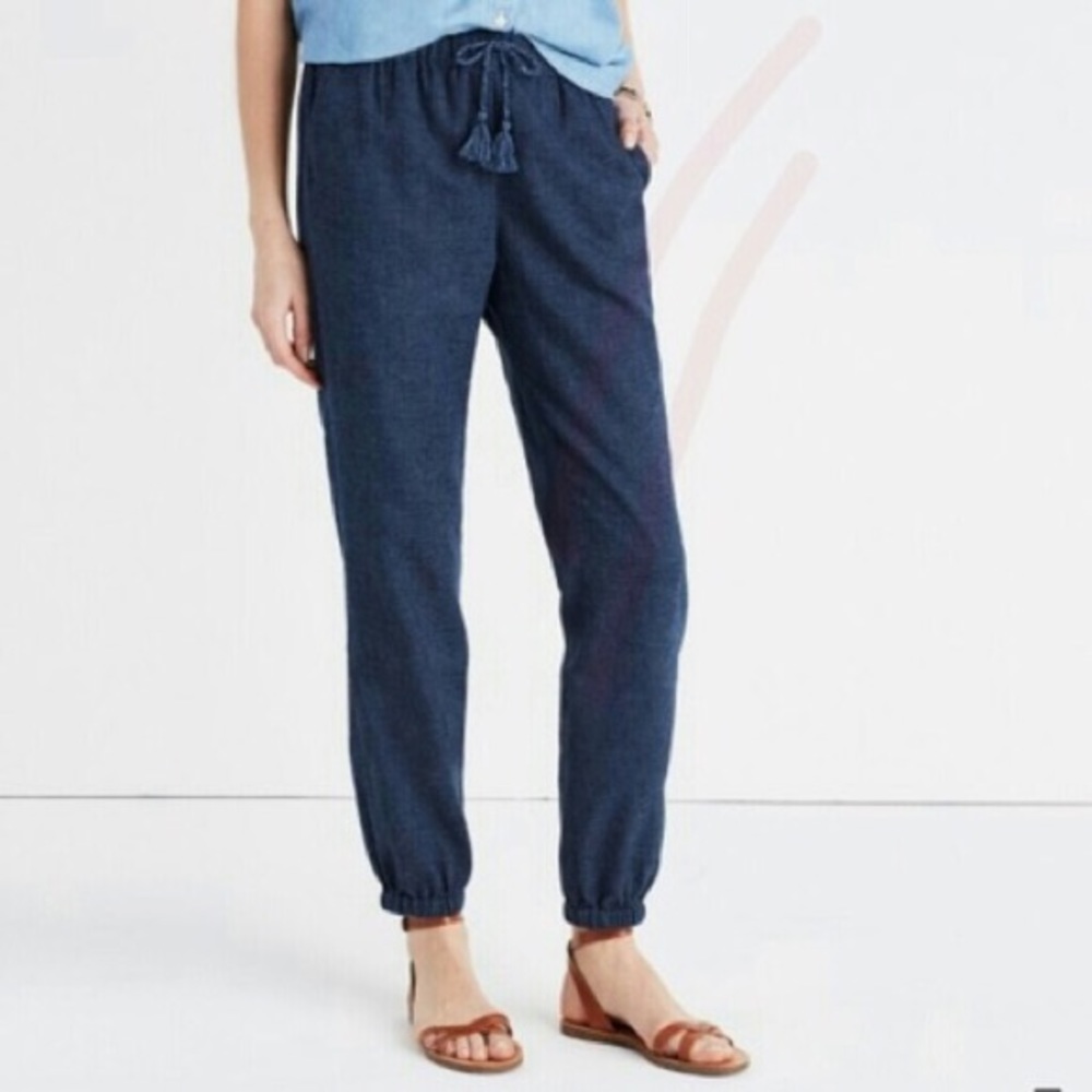 NWT Madewell chambray beach joggers cover up. XS.
