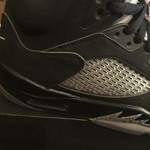 Air Jordan Retro 5 Silver Metallic