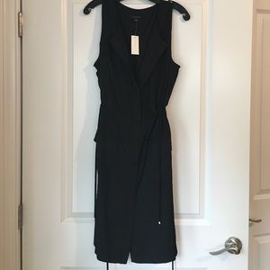 Black dress with side ties