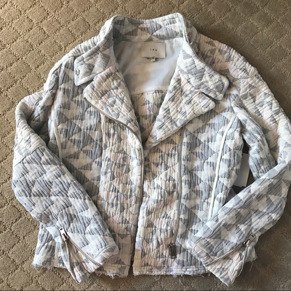 Iro pastel Moto jacket size 38