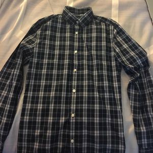 Long sleeve polo dress shirt