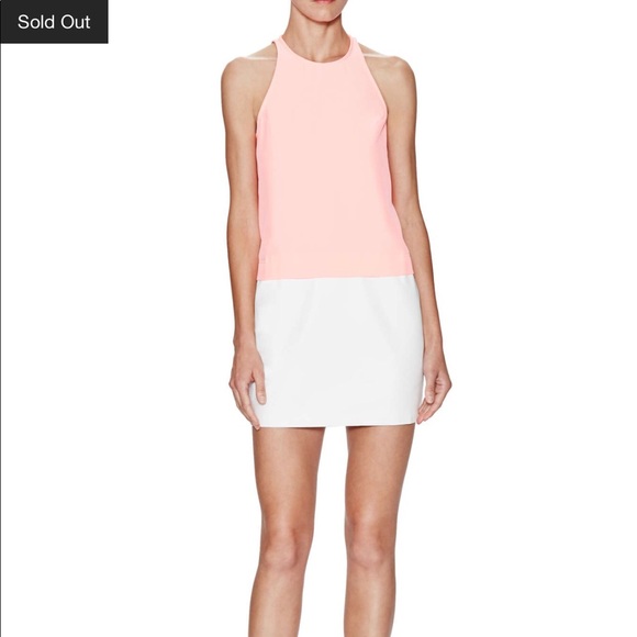 Relate Faux Leather Panel Dress - Picture 1 of 4