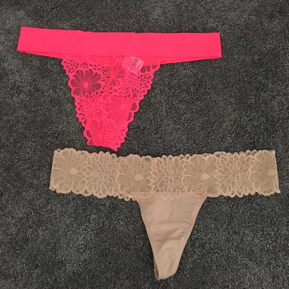 Victoria's Secret Lace Thongs