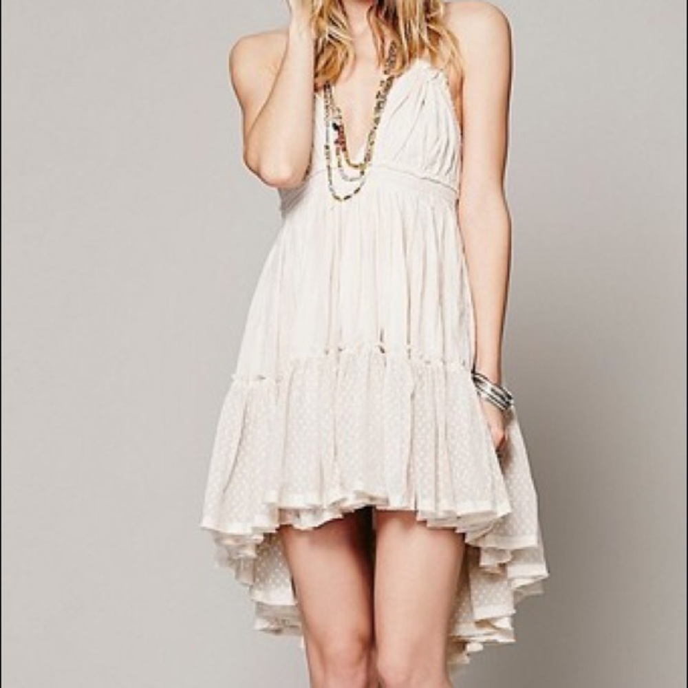 Free People 100 Degree Dress NWOT size XS cream