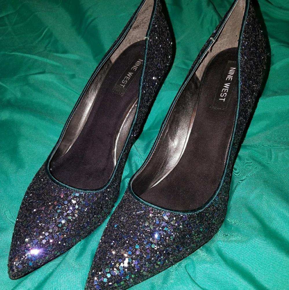 Gorgeous Nine West glitter heels