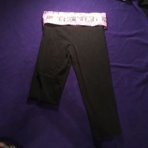 PINK love pink legging capris