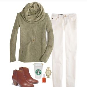 J Crew cowl neck sweatshirt