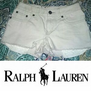 💎SALE💎Ralph Lauren Cutoffs with Exposed Pockets