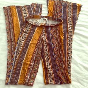 High Waisted Bell Bottom Pant