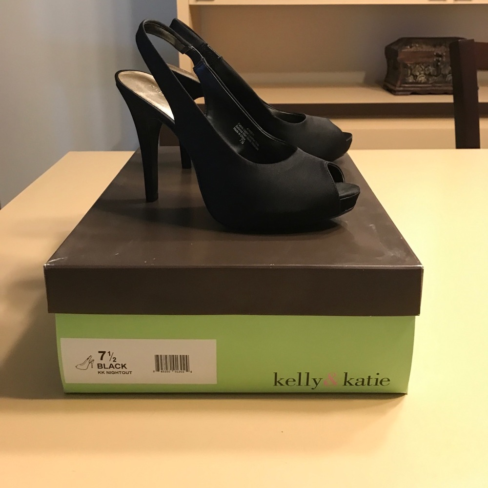 Kelly & Katie Black Heels