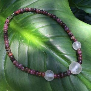 Gemstone Choker Crystal Necklace