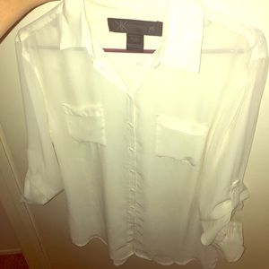 White Kardashian Blouse