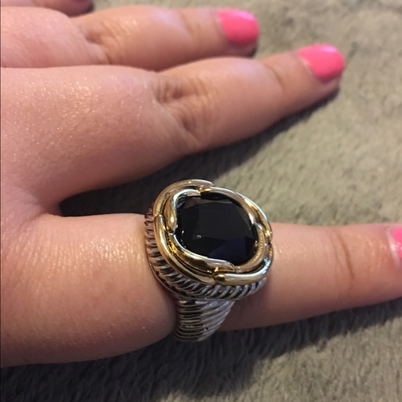 💥💥💥🎉HP 9/25🎉Beautifully created Onyx Ring - Picture 5 of 5