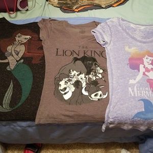 3 Disney shirts