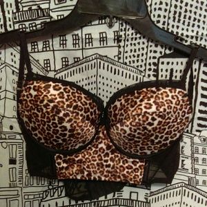 Cheetah Print Push-up bra