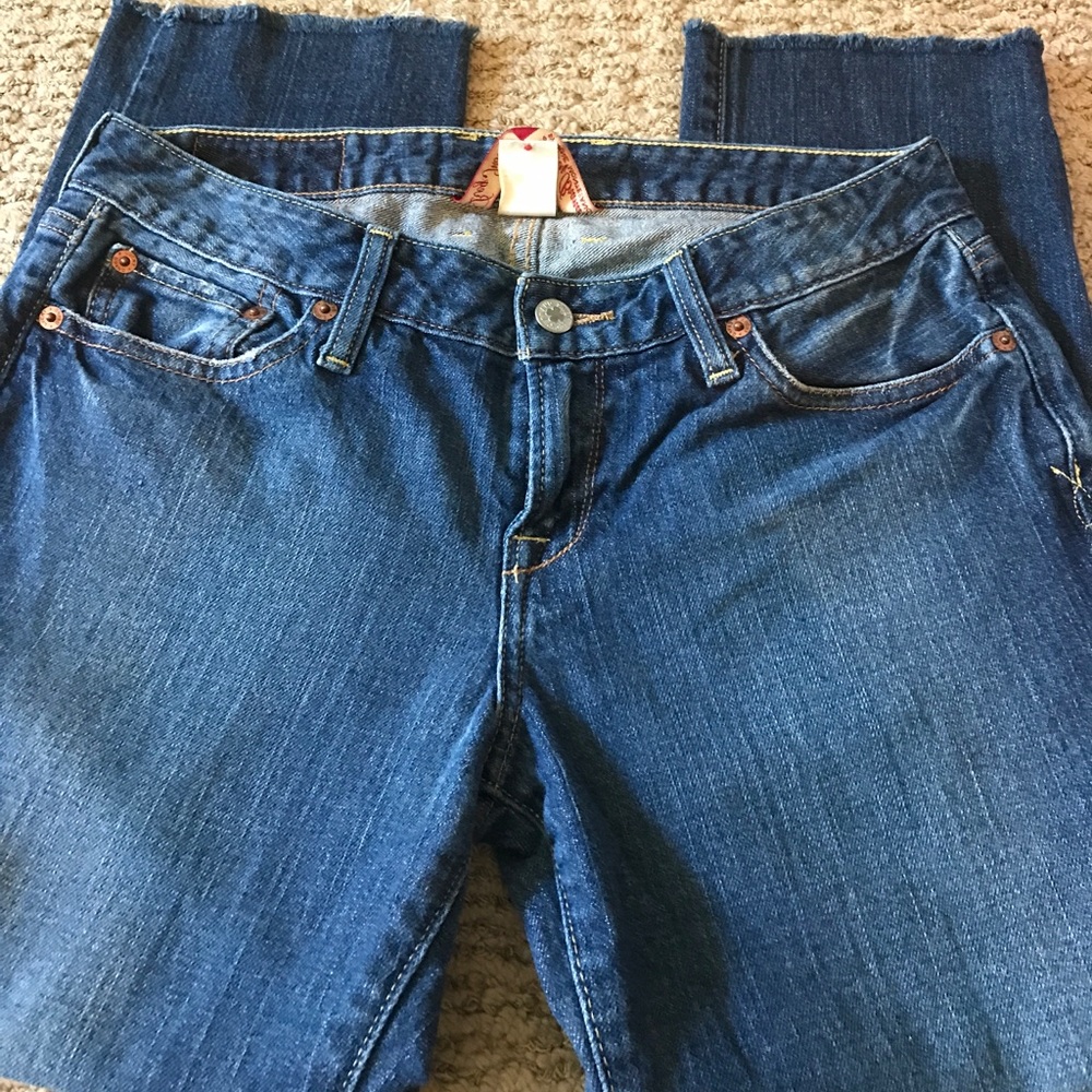 Lucky Brand Straight Leg Ankle Jeans