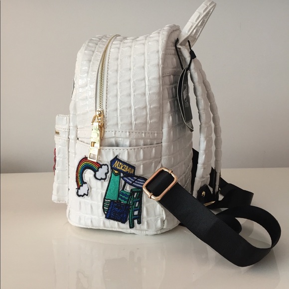 HANLEY ALTON Gorgeous ITALIAN LEATHER BACKPACK NWT - Picture 4 of 6