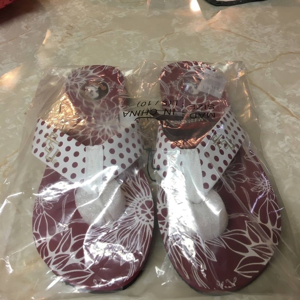 Florida State University Seminoles Flip Flops