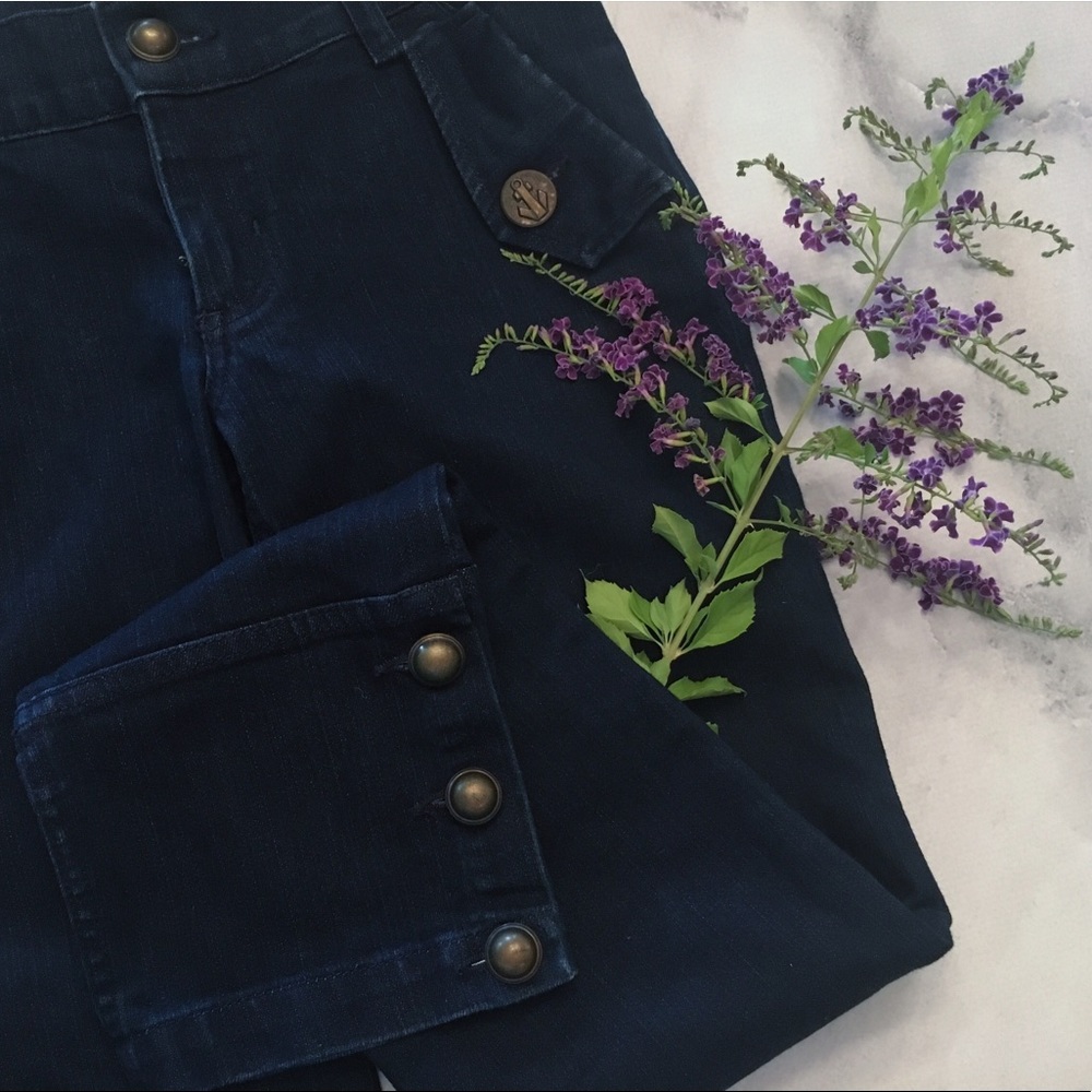 Cache Sailor Denim Crops