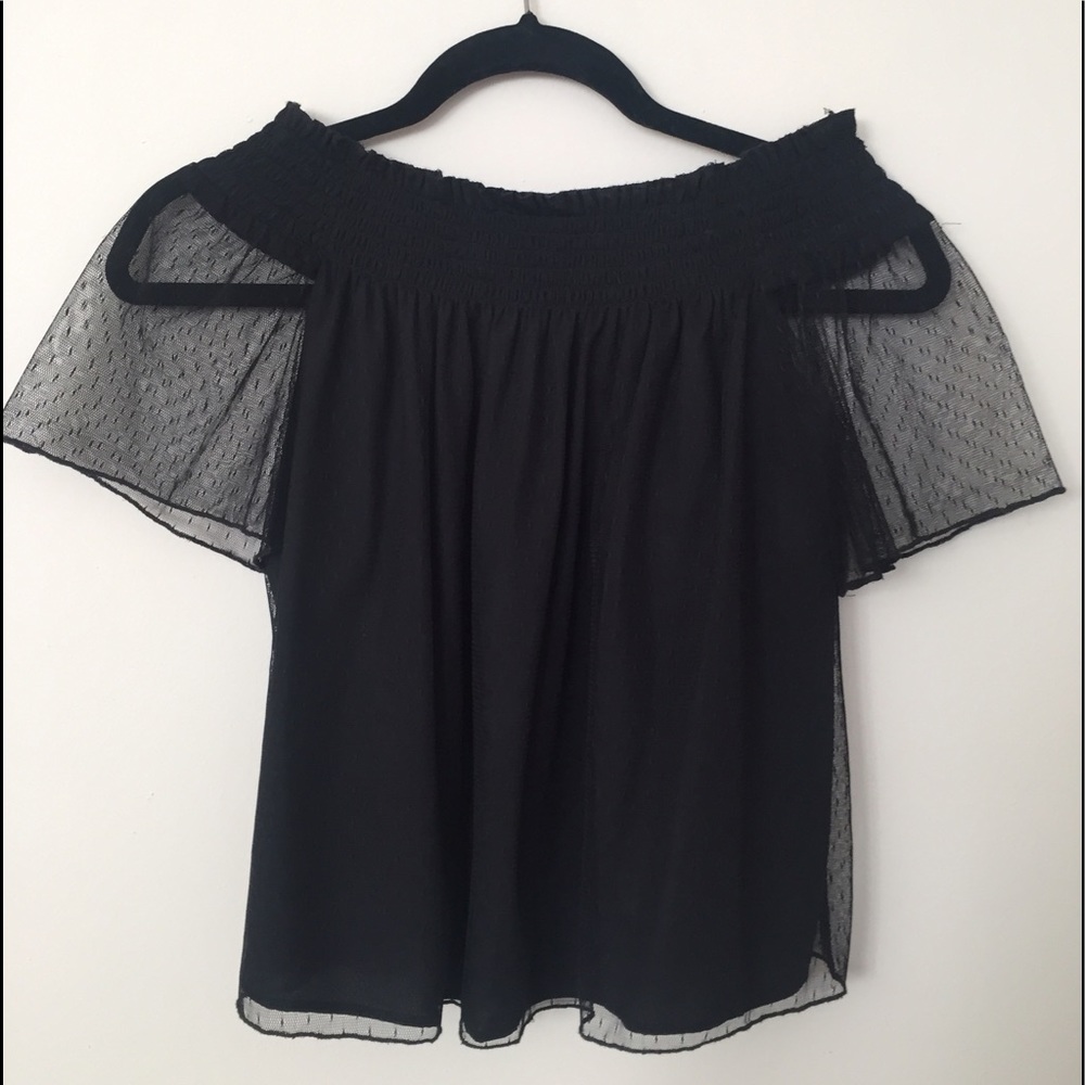 Zara off the shoulder top
