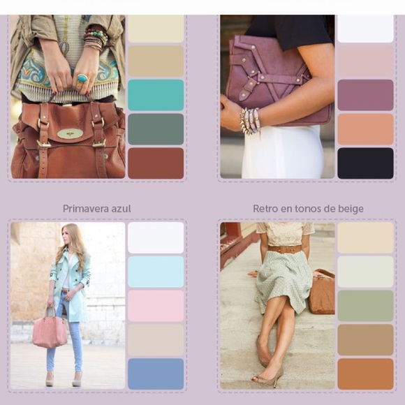 Fashion Color Chart Complimetary Pairings - Picture 2 of 5