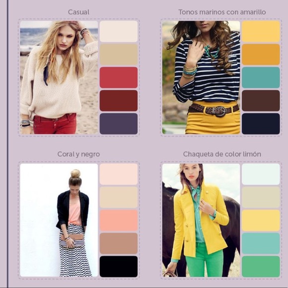 Fashion Color Chart Complimetary Pairings - Picture 3 of 5