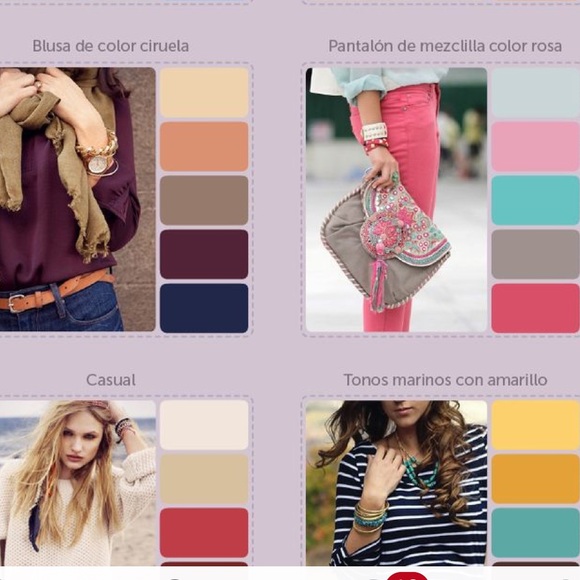 Fashion Color Chart Complimetary Pairings - Picture 4 of 5
