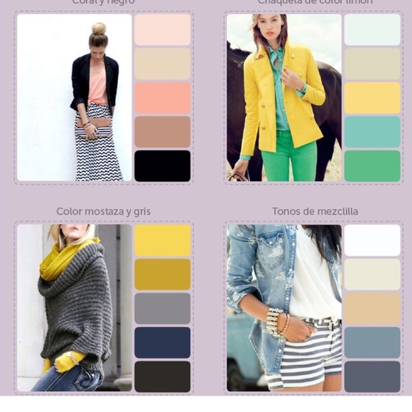 Fashion Color Chart Complimetary Pairings - Picture 5 of 5
