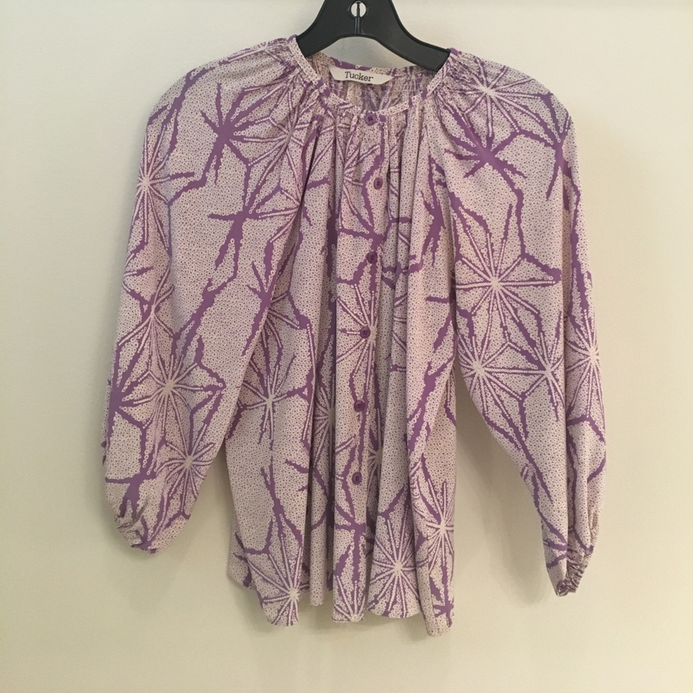 Tucker Silk Blouse