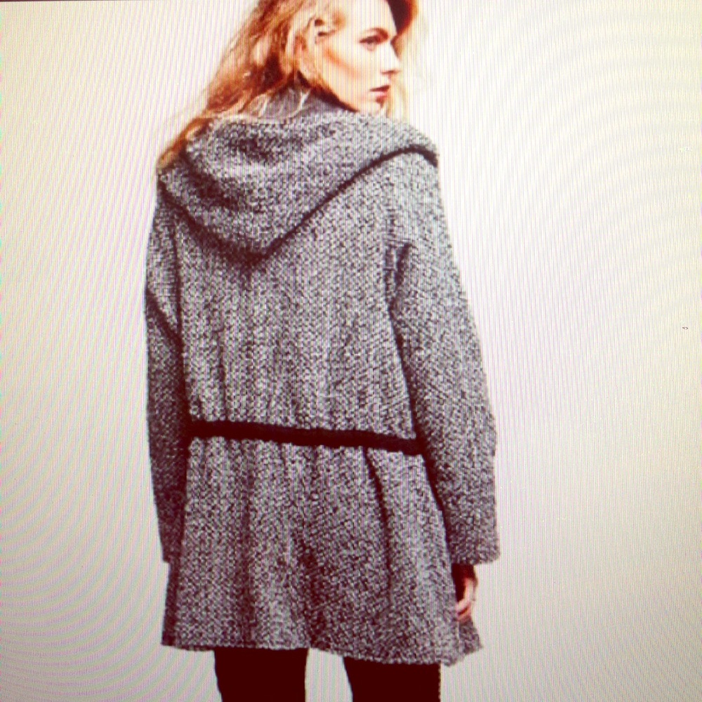 Free People "satellite image" Swing Coat