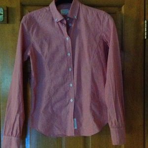 Oxford style but town down long sleeve shirt.