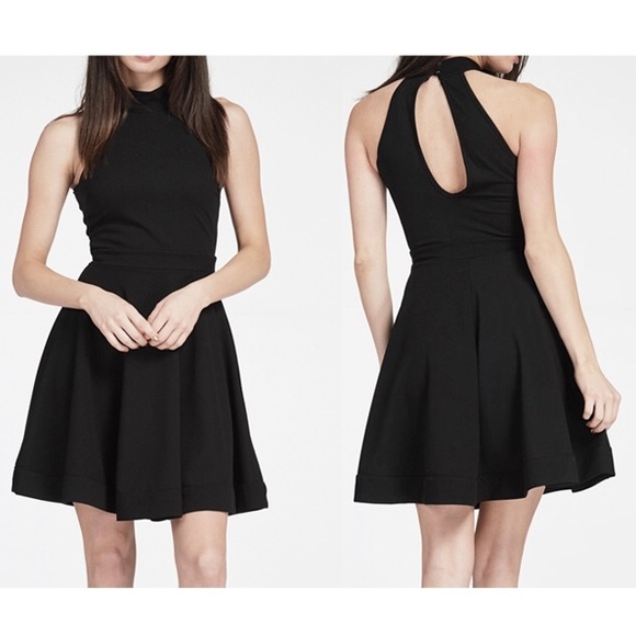 NWT Black sleeveless flare dress - Picture 2 of 5