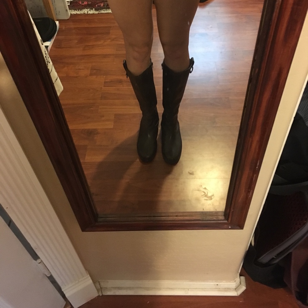 Ralph Lauren Brown Leather Riding Boots sz8