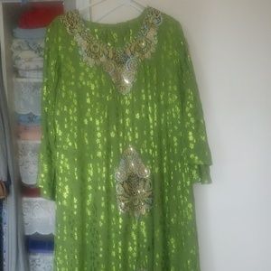 Pakistani Abaya Dress with Matching Scarf