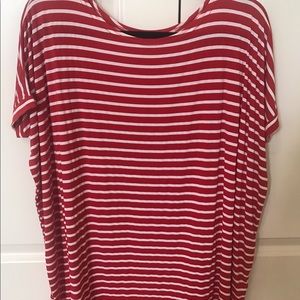 PIKO Short Sleeve Red/White Tunic