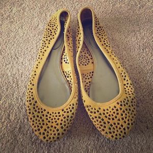 Merona yellow flats