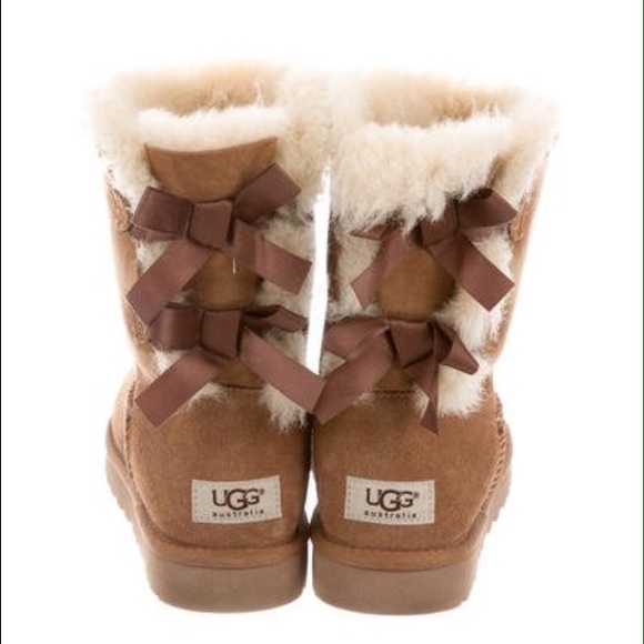 AUTHENTIC UGG CHESTNUT BAILEY BOW