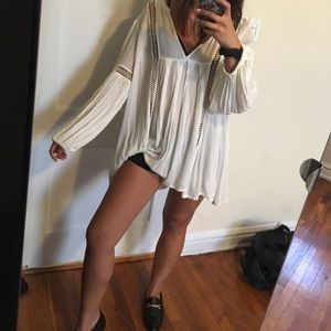 Free people white tunic top