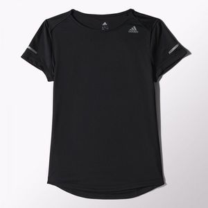 Adidas woman black running tee