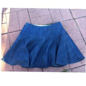Abercrombie denim twirl mini skirt