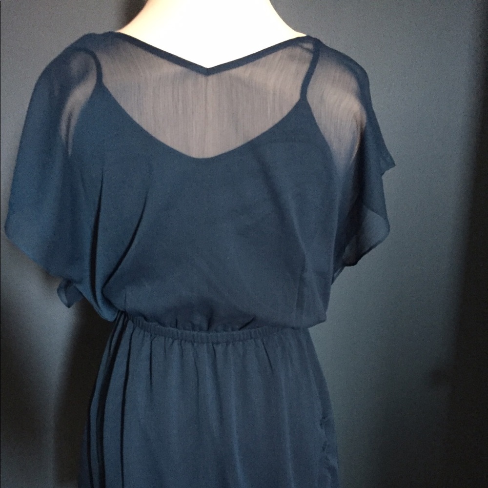 Express teal blue dress - Picture 2 of 5