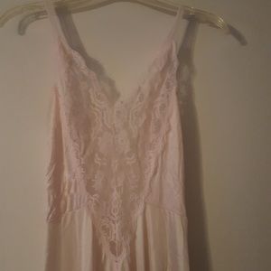 Beautiful  sheer light pink long gown