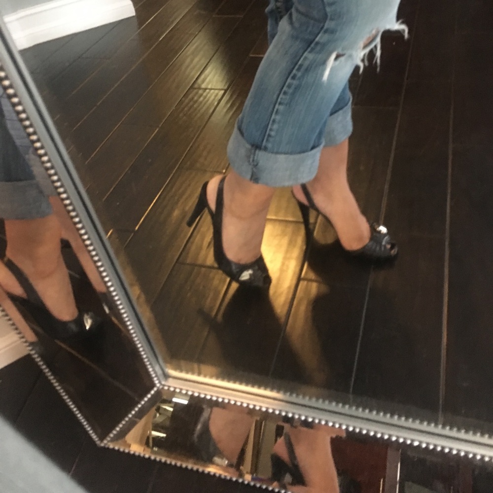 Nine West sling backs