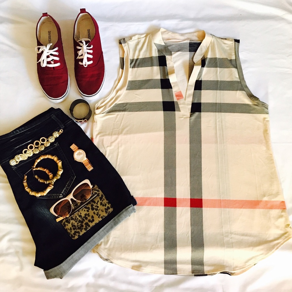 NWT Striped Blouse
