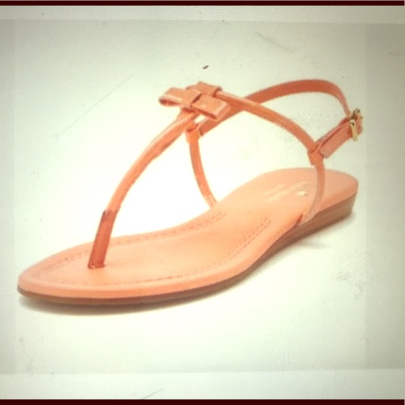 kate spade Shoes - Kate Spade peach Trianna Bow Thong Sandal