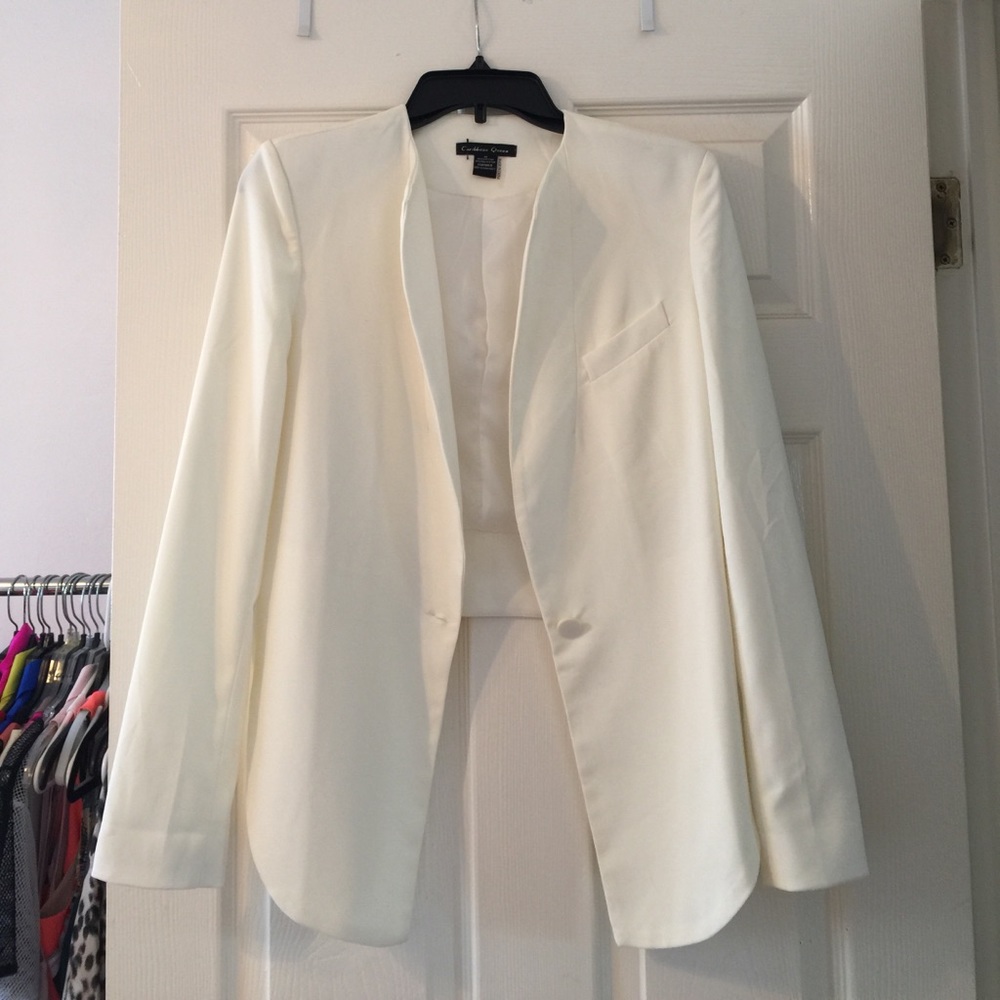 White blazer