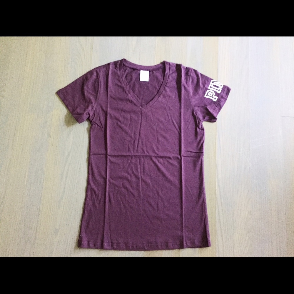 LAST**Victoria's Secret PINK Shirt Tshirt Gym Yoga - Picture 4 of 4