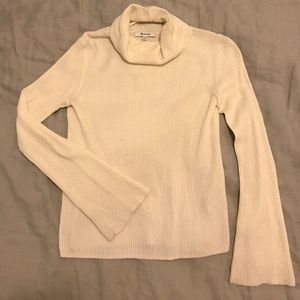 Madewell Bell Sleeve Turtleneck Sweater