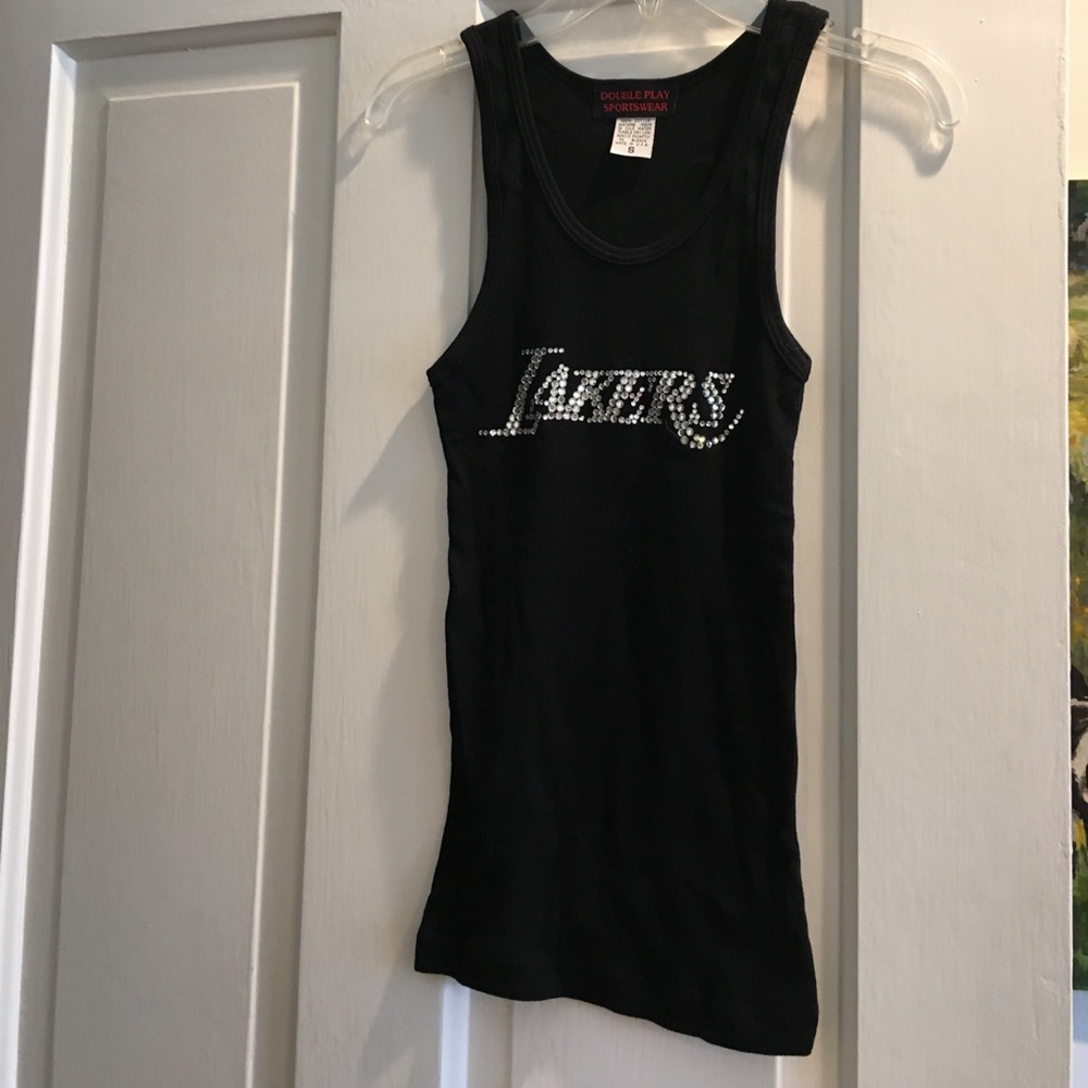 Lakers black tank NWOT