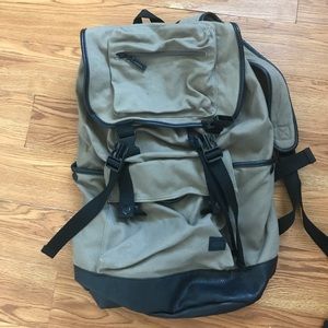 Tan backpack